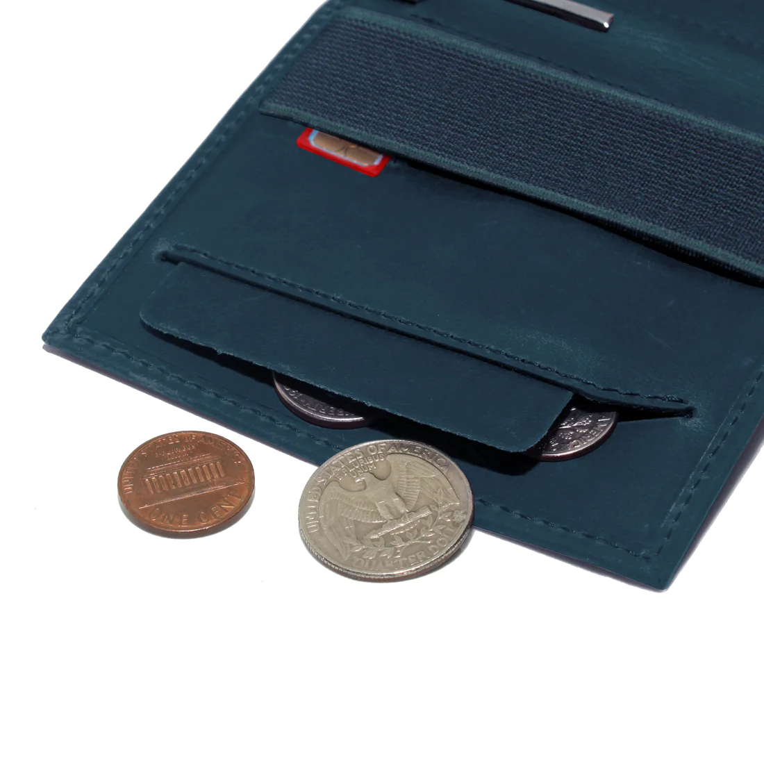 Aki Blue Full Grain Leather