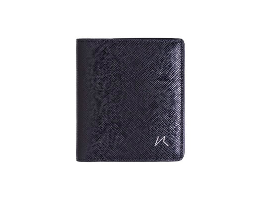 Hansei Wallet Black Saffiano Leather