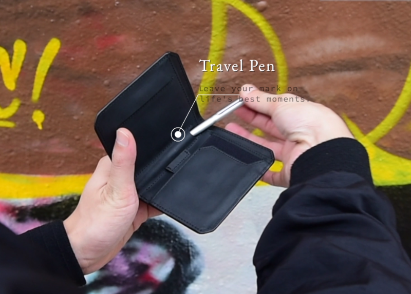 Kaizen Bifold Wallet (With Pen