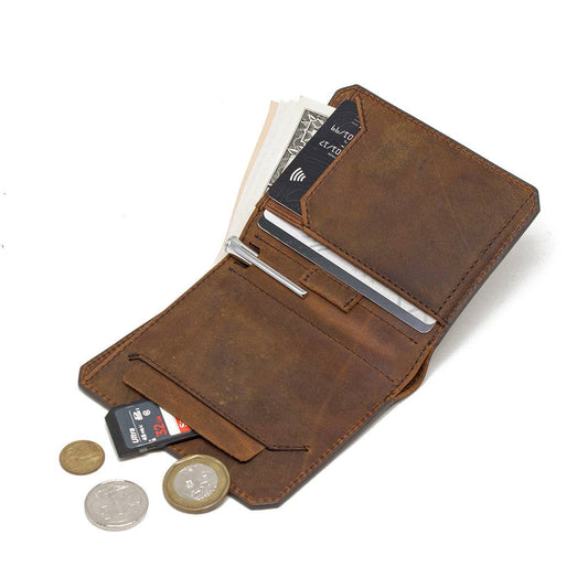Kaizen Minimalist Wallet Crazy Horse Leather