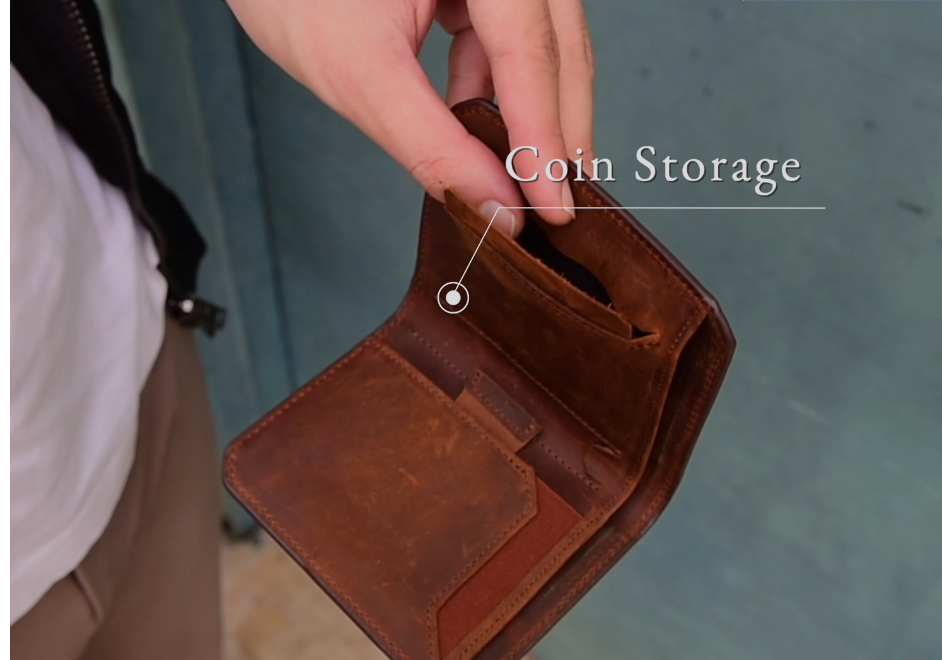 Kaizen Wallet Brown Crazy Horse Leather
