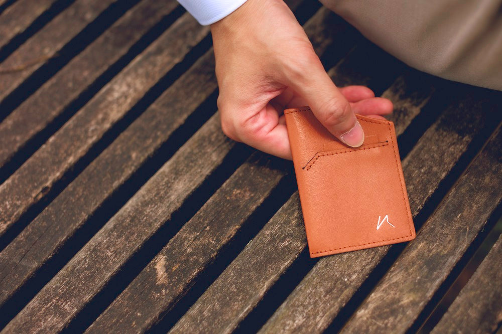 Natsu Wallet in Caramel Full Grain Leather