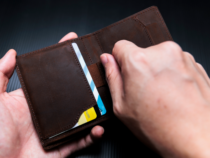 Hansei Wallet Crazy Horse Leather