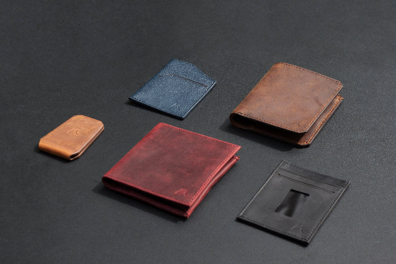 Kisetsu Wallet Collections in Crazy Horse Leather & Full Grain Leather Wallet